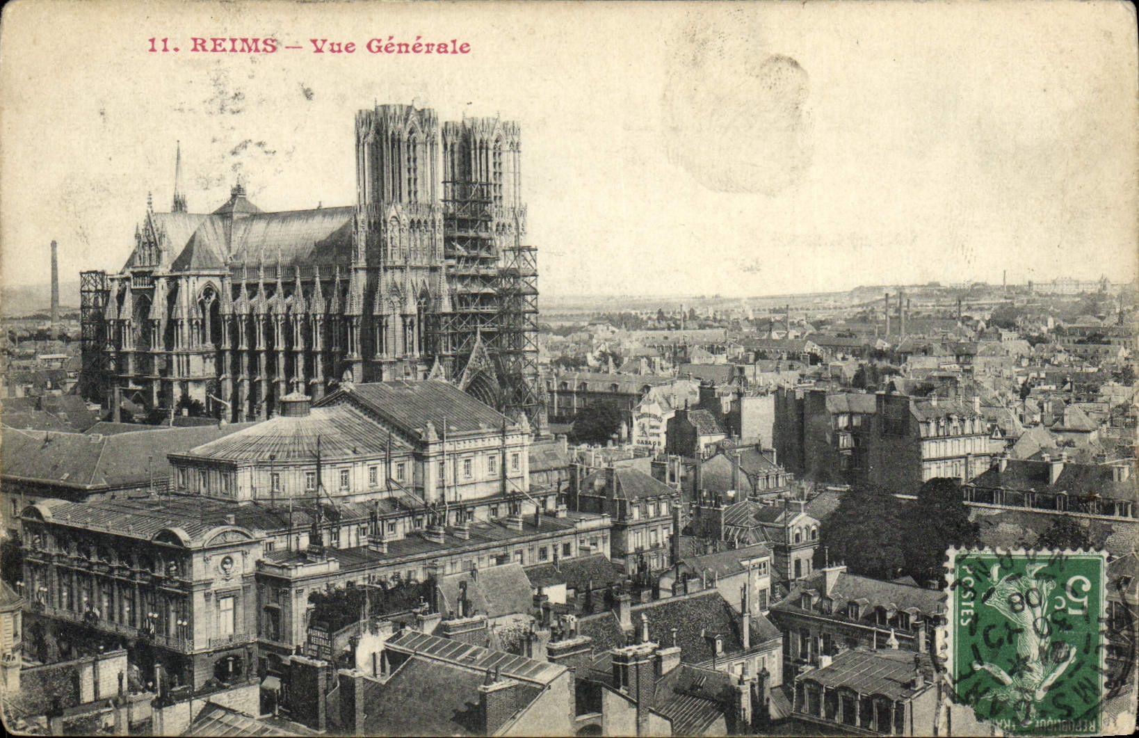 CPA Reims Vue Generale
