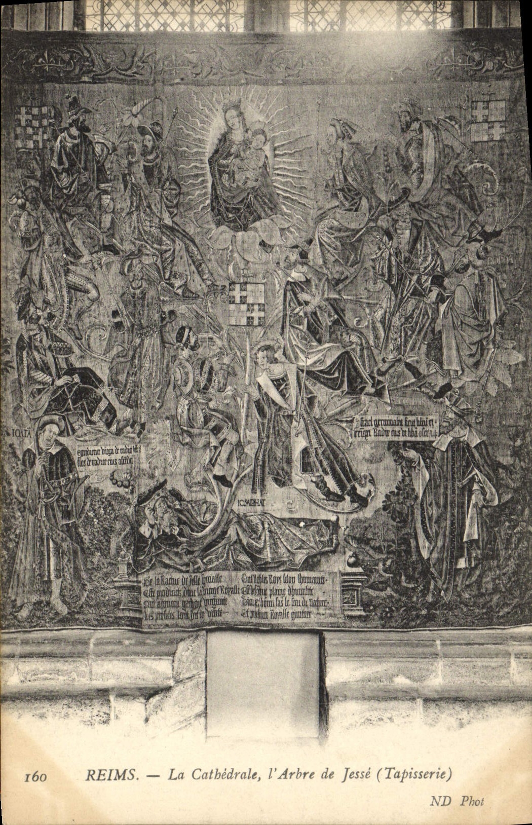 CPA Reims La Cathedrale L'Arbre De Jesse Tapisserie