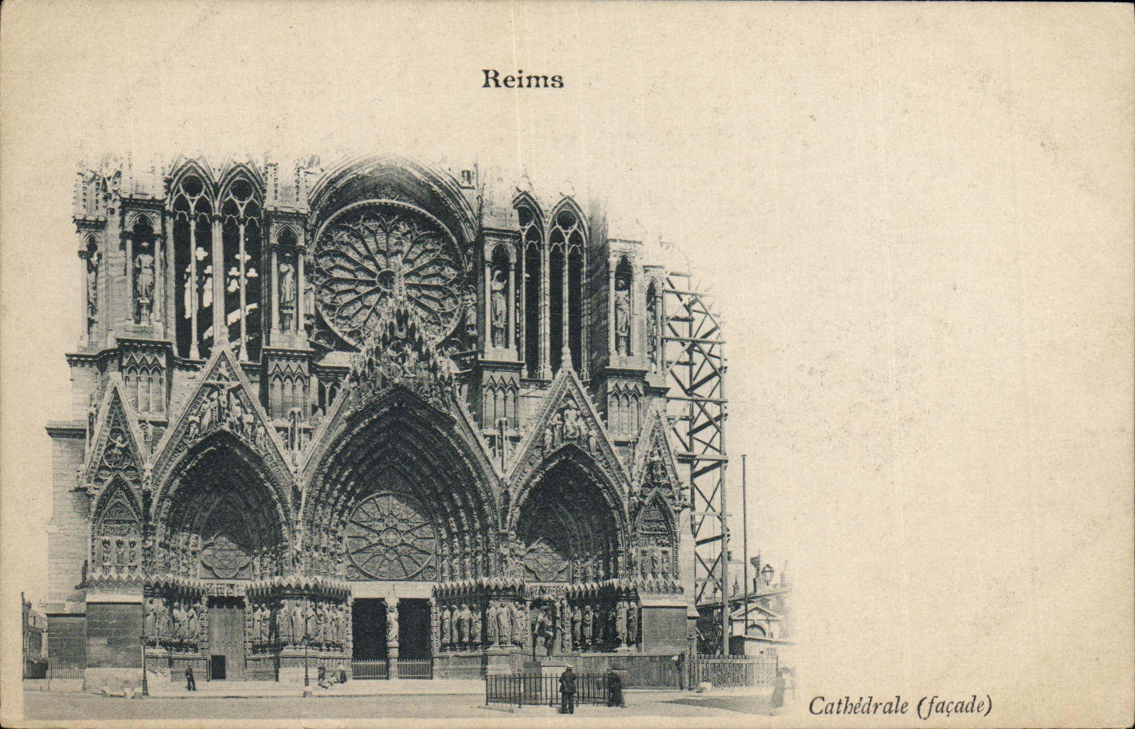 CPA Reims Cathedrale