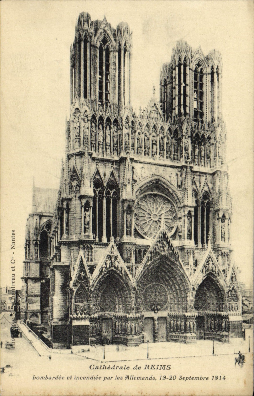 CPA Cathedrale De Reims
