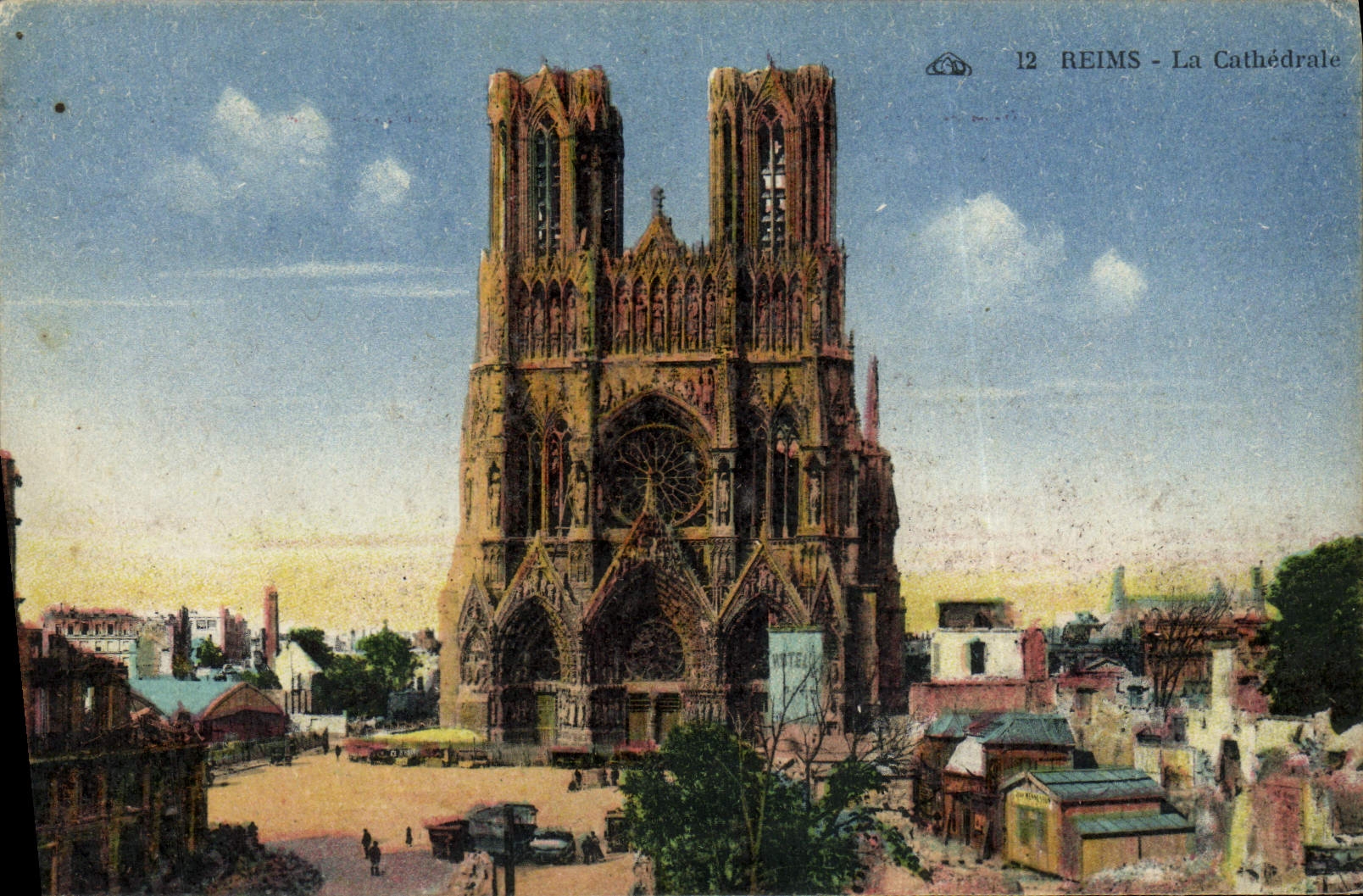 CPA Reims La Cathedrale