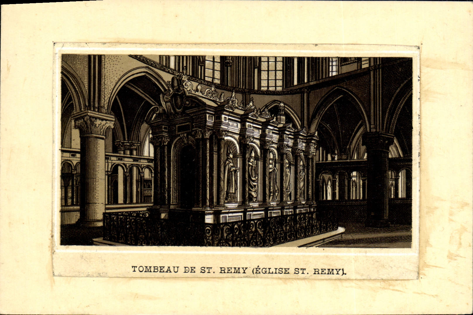 CPA Tombeau De St Remy eglise St Remy