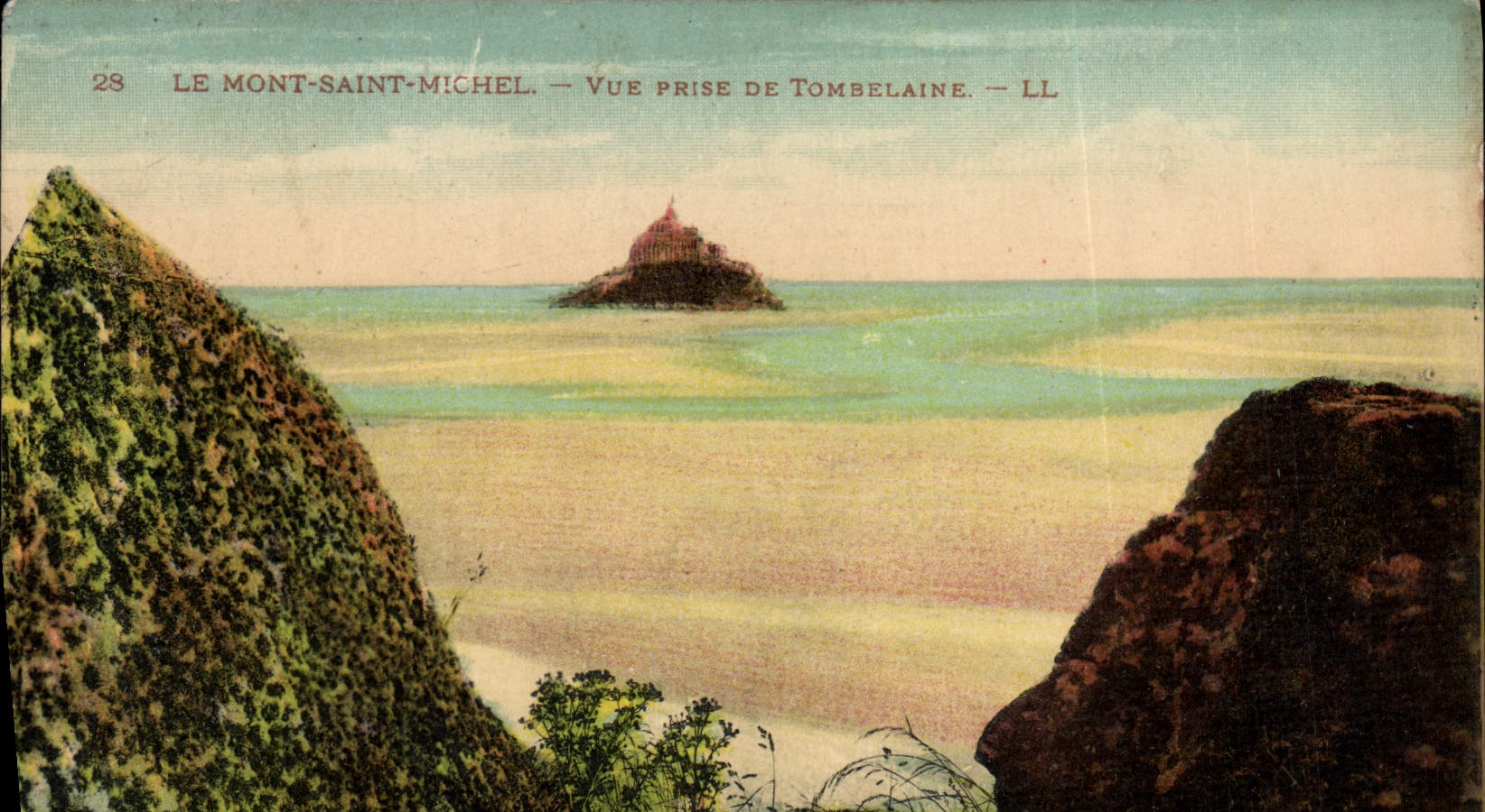 CPA Le Mont Saint Michel Vue Prise De Tombelaine