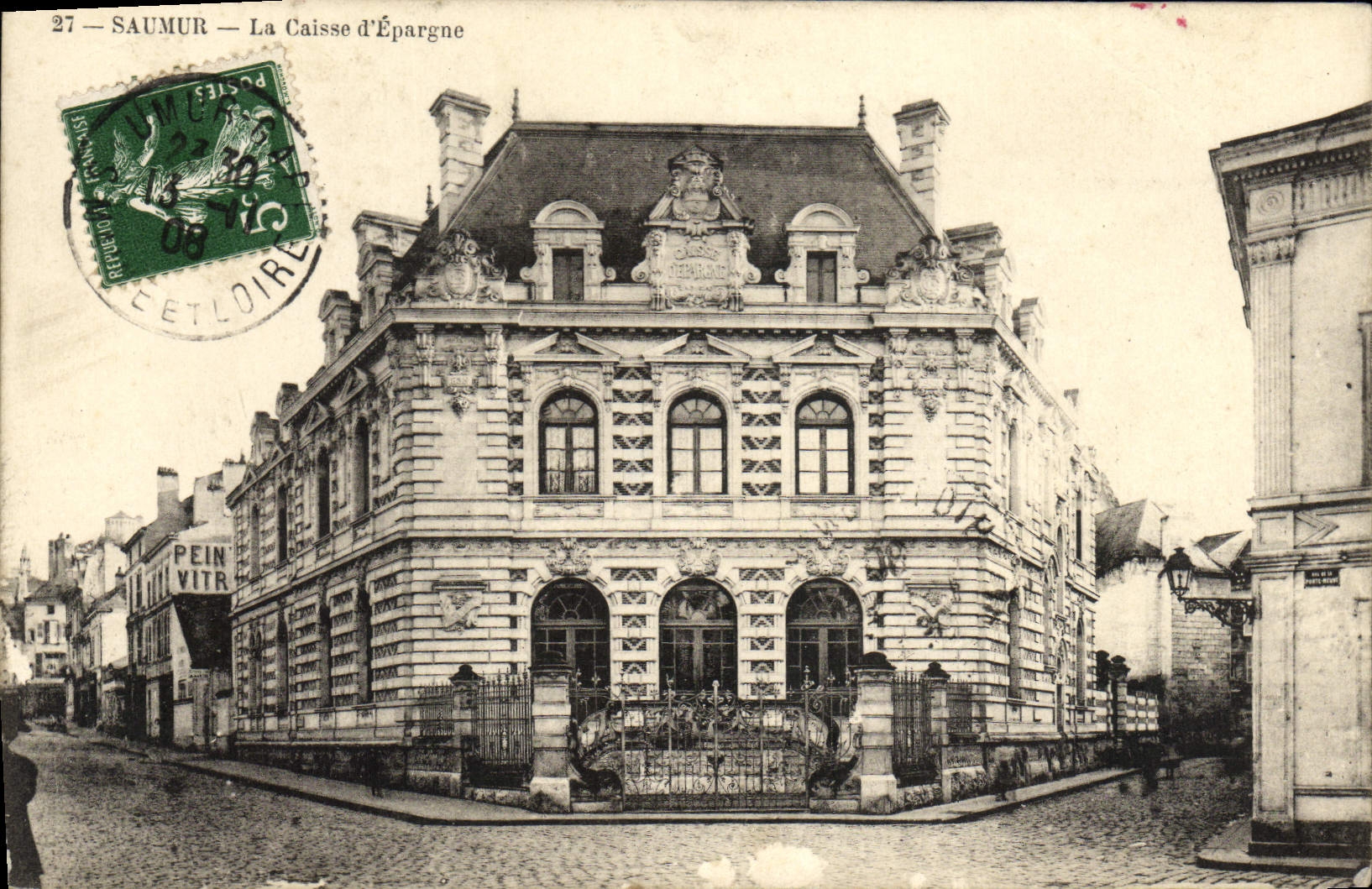 CPA Saumur La Caisse d'Epargne
