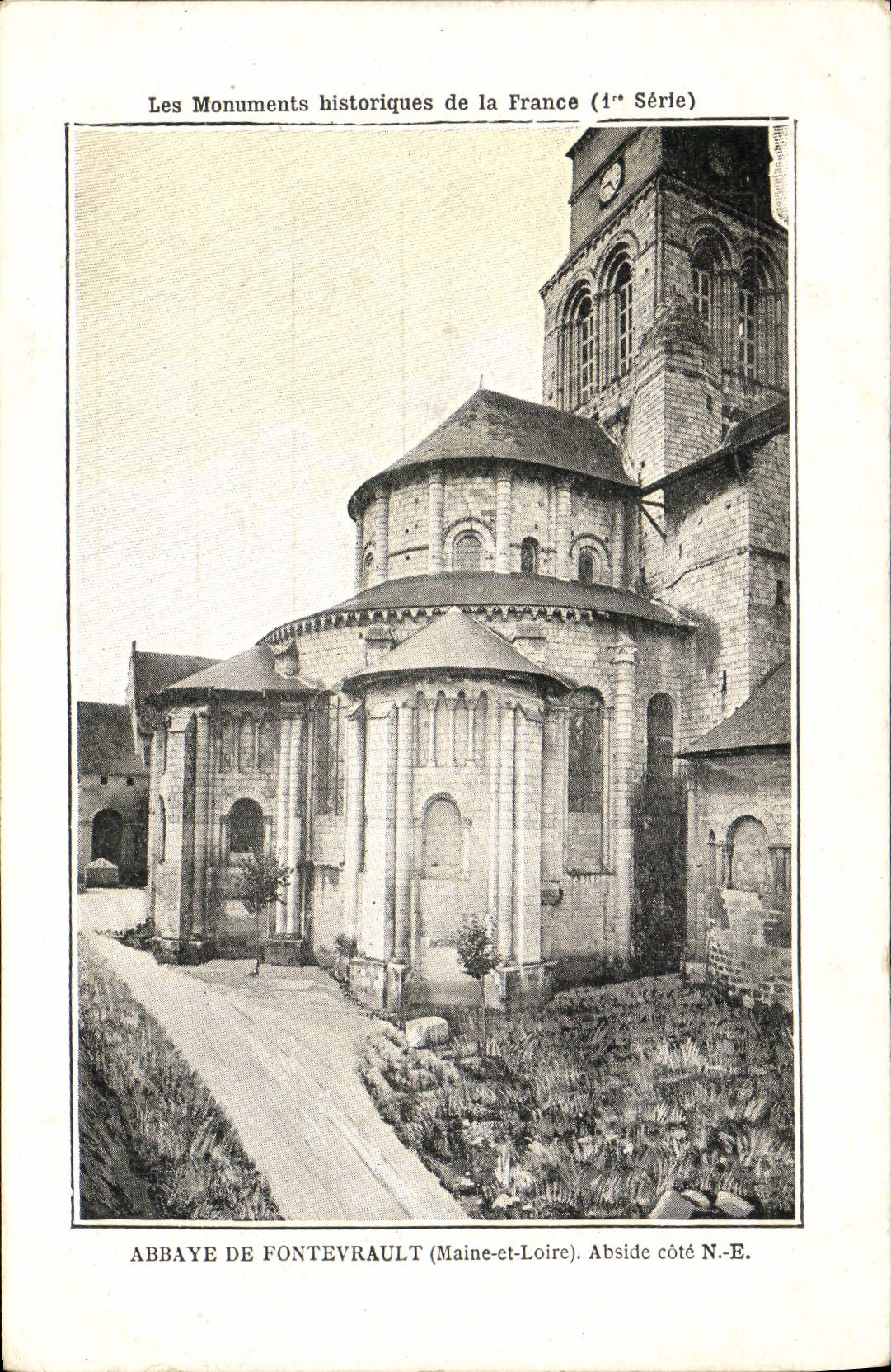CPA Abbaye de Fontevrault Abside Cote NE 