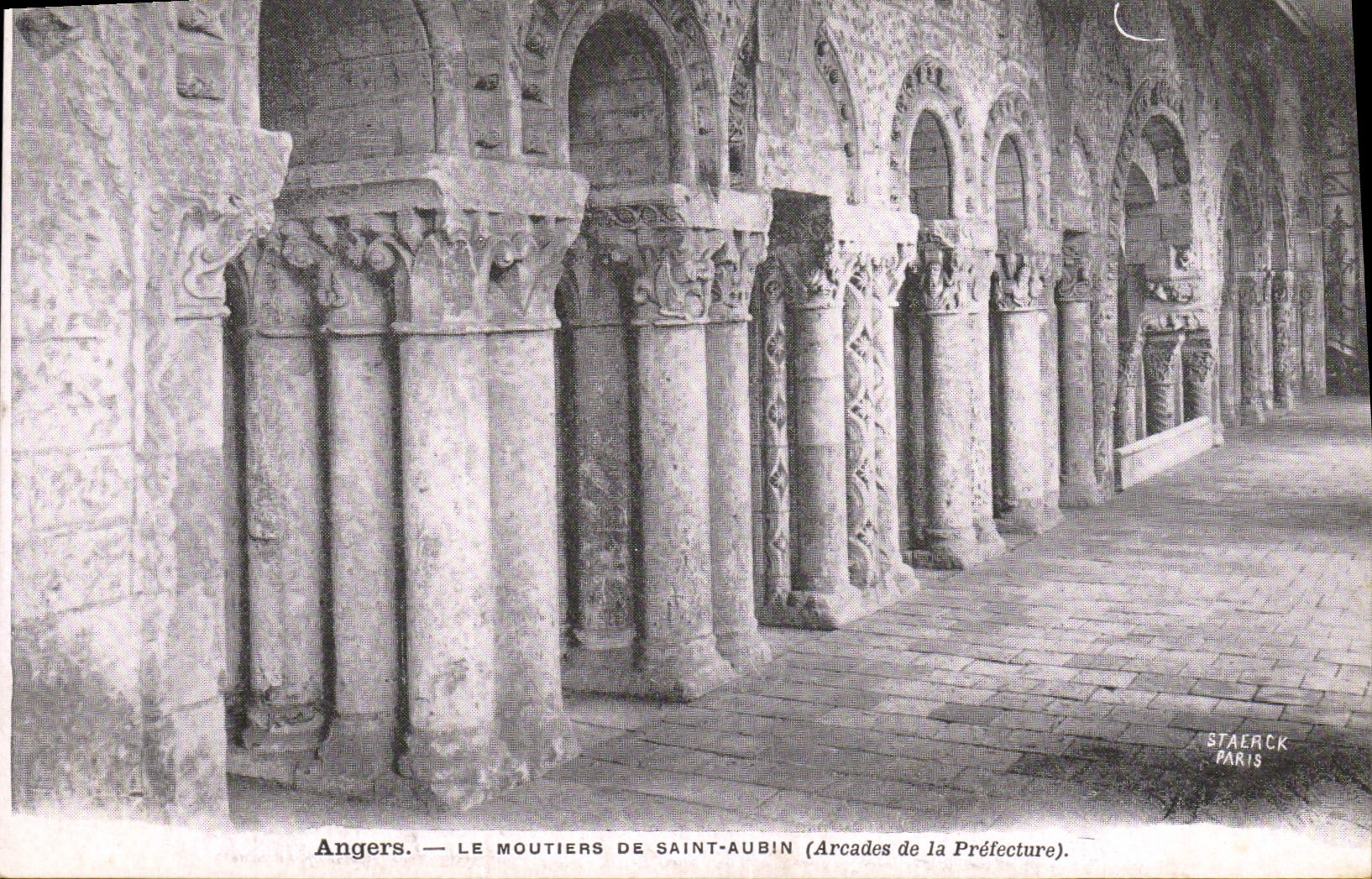 La POSTAL de la VENDIMIA encoleriza las arcadas de Moutiers De Saint Aubin de la prefectura