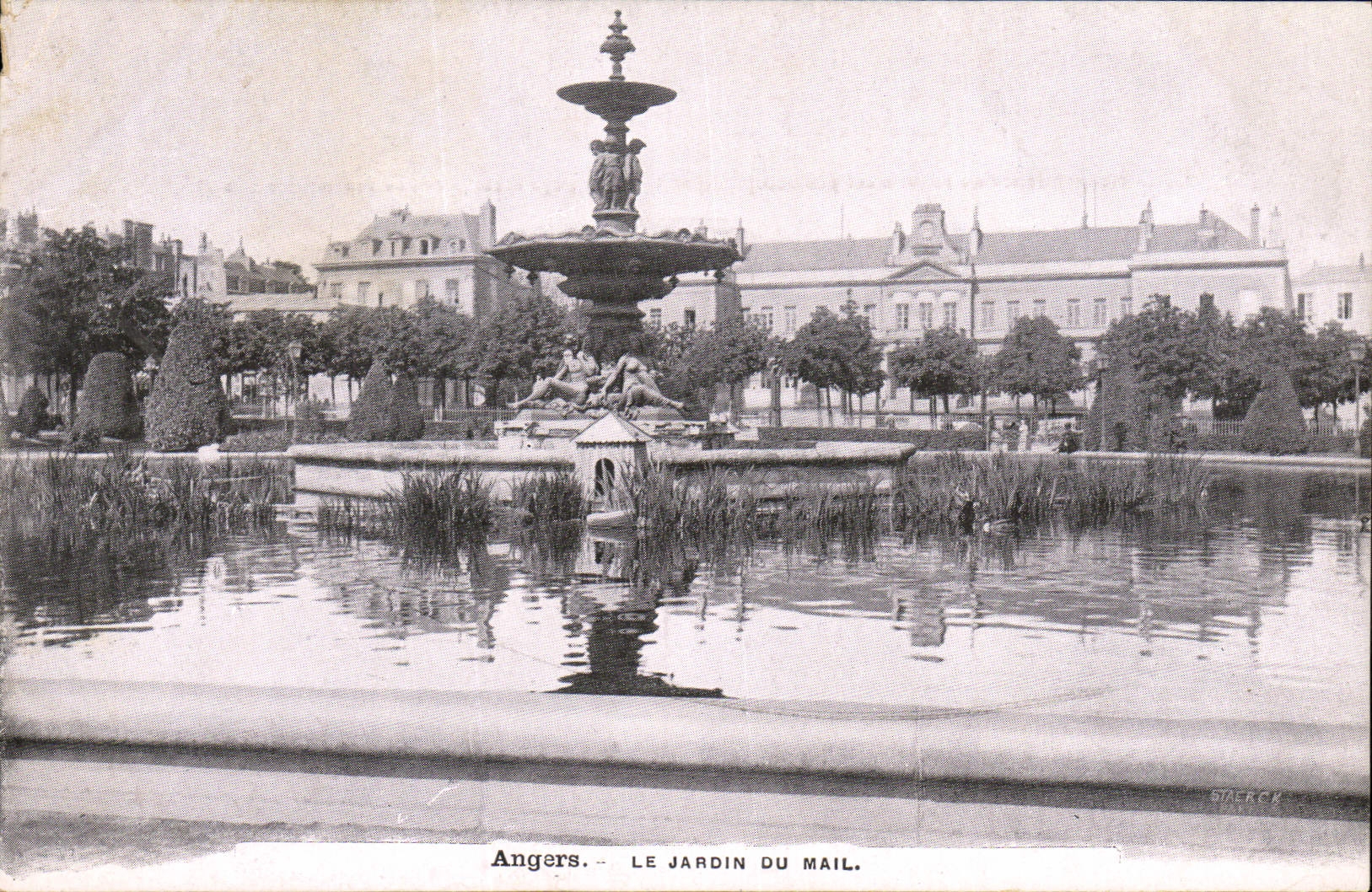CPA Angers Le Jardin Du Mail