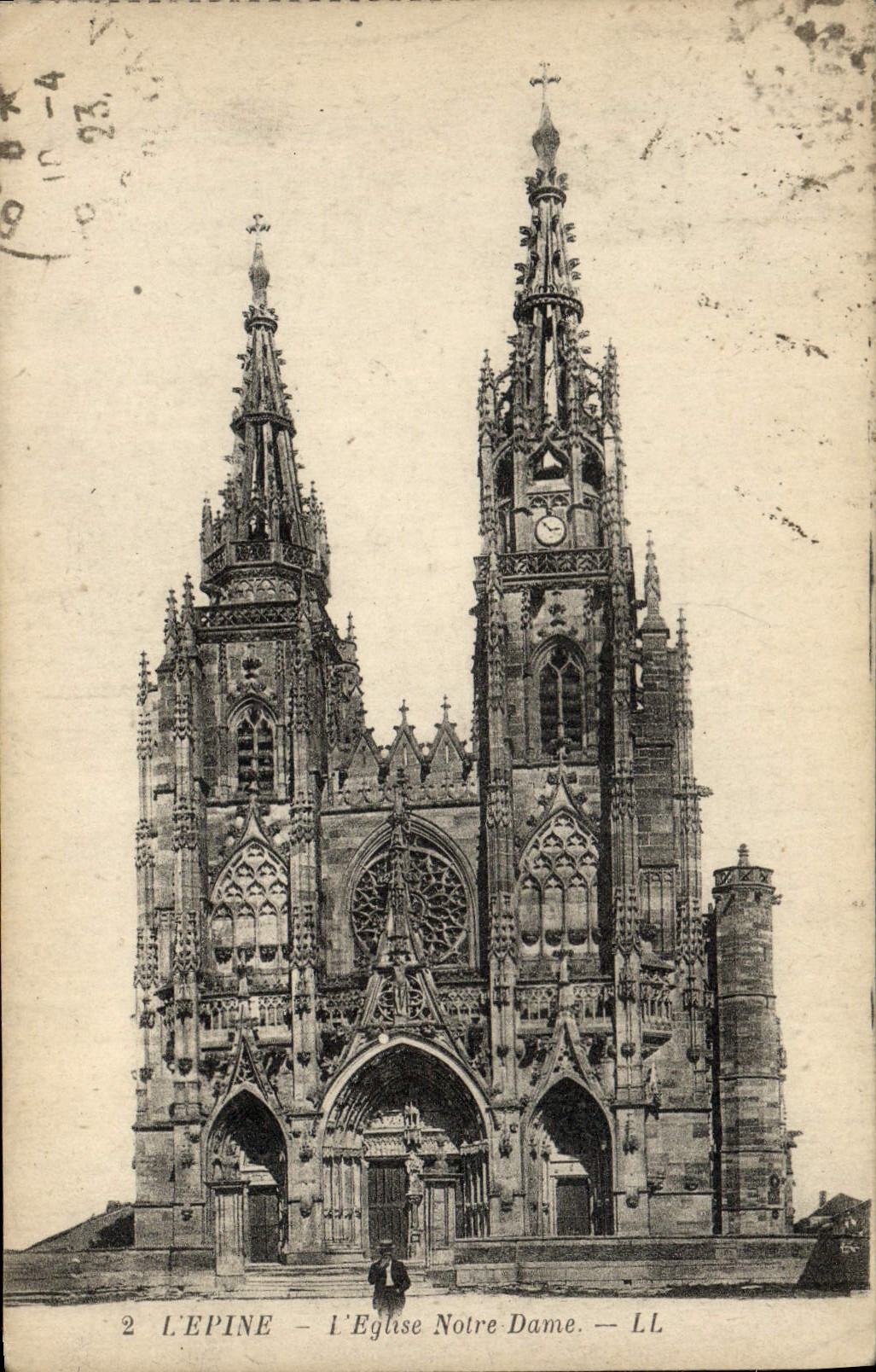 CPA Lepine L'Eglise Notre Dame