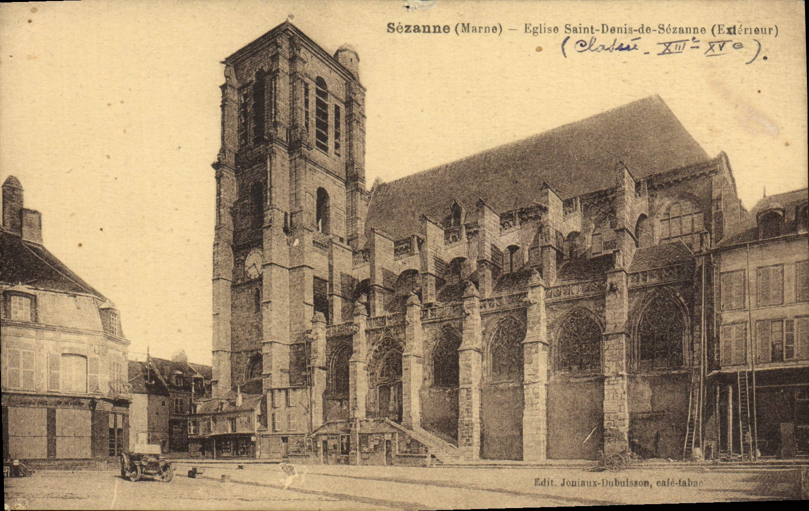 CPA Sezanne Eglise Saint Denis de Sezanne