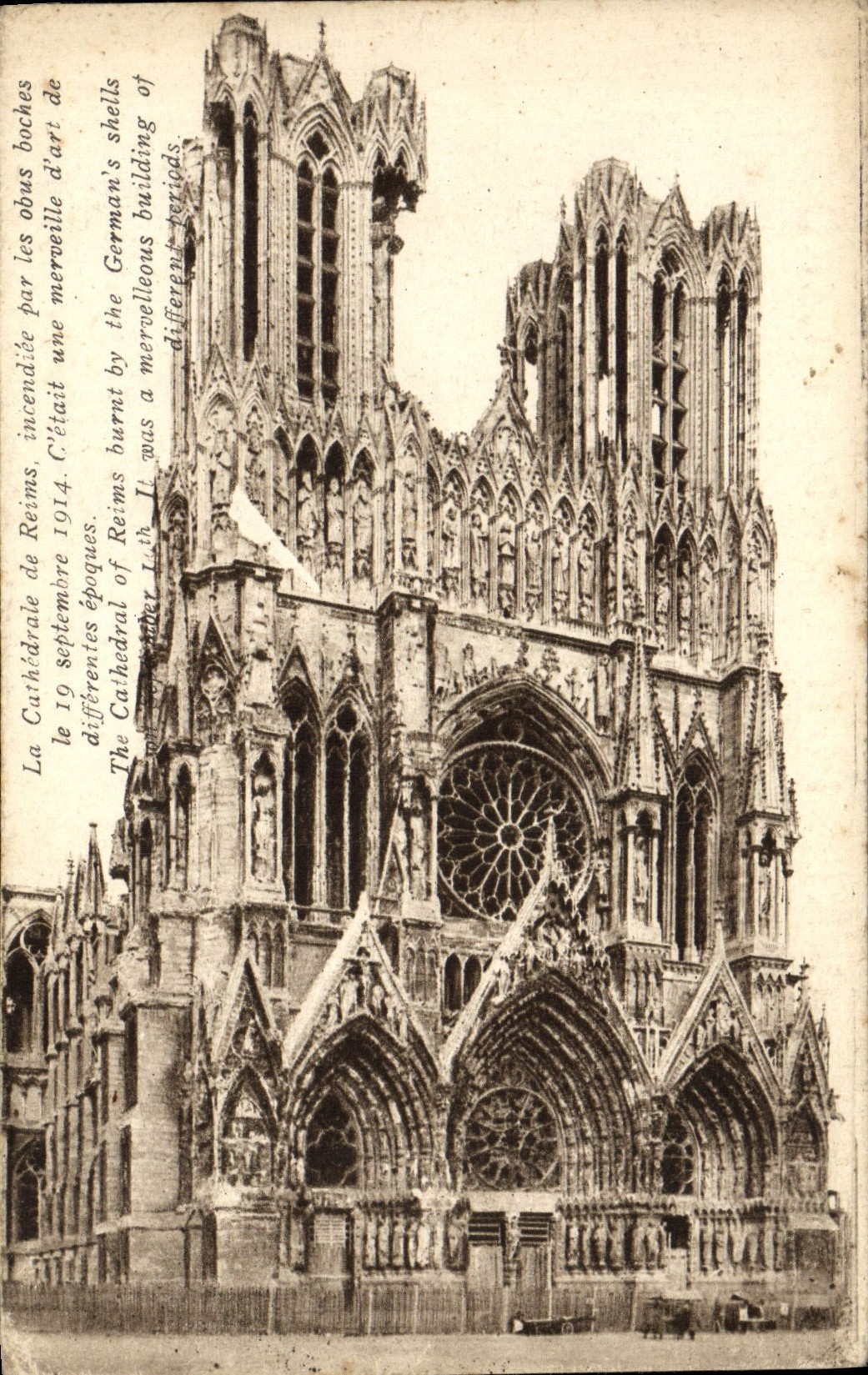 CPA Reims La Cathedrale 