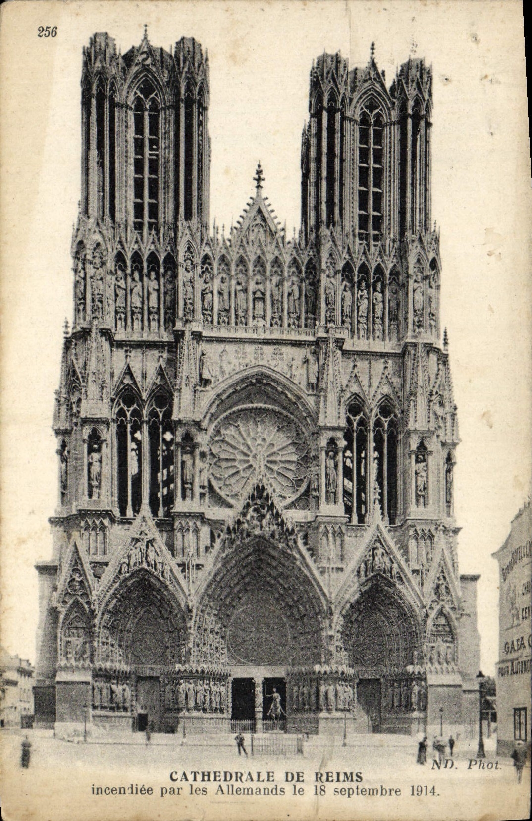 CPA Reims La Cathedrale 
