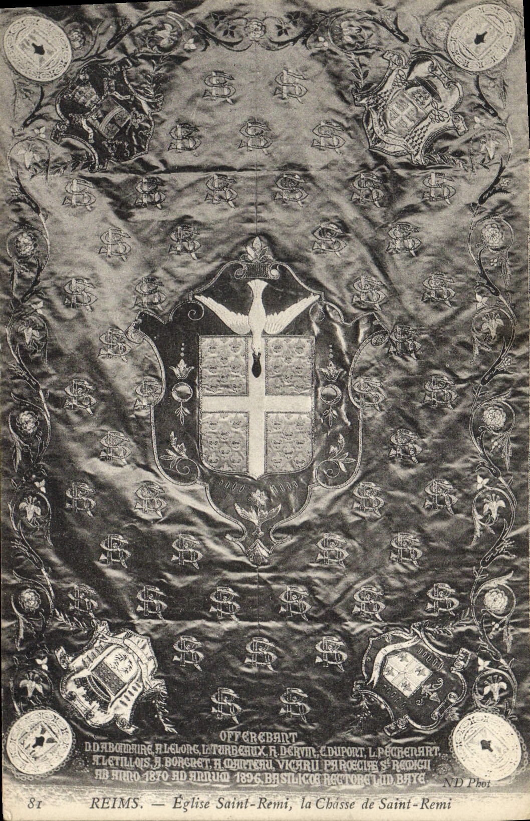 CPA Reims Eglise Saint la Chasse de Saint Remi