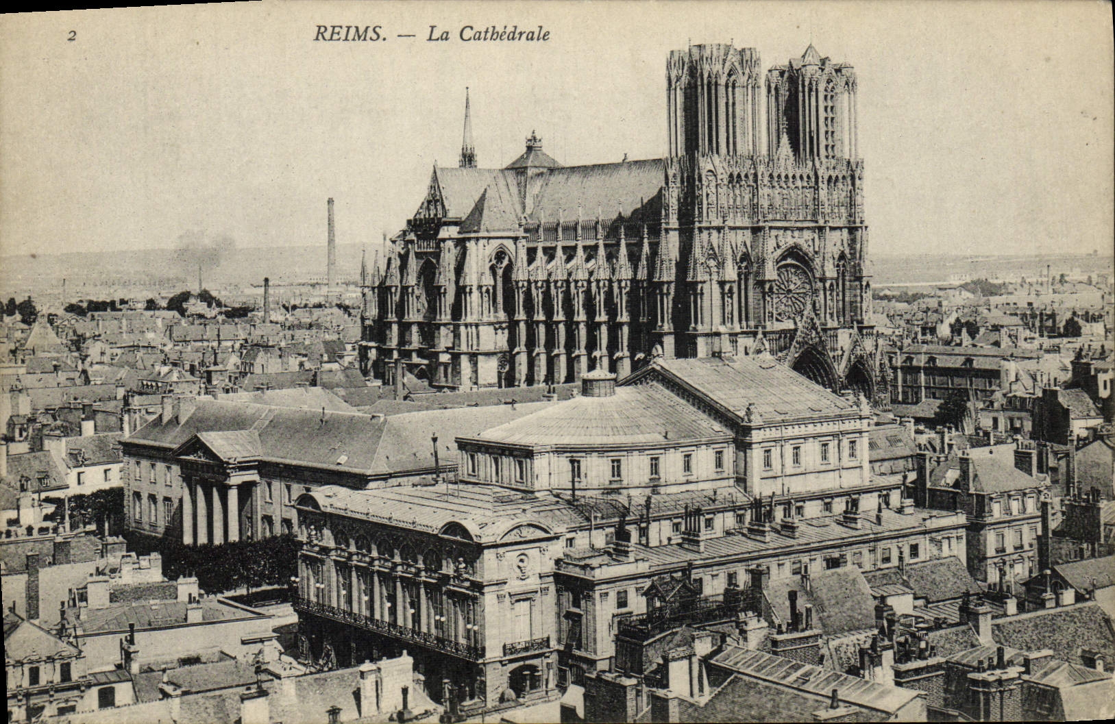 CPA Reims La Cathedrale