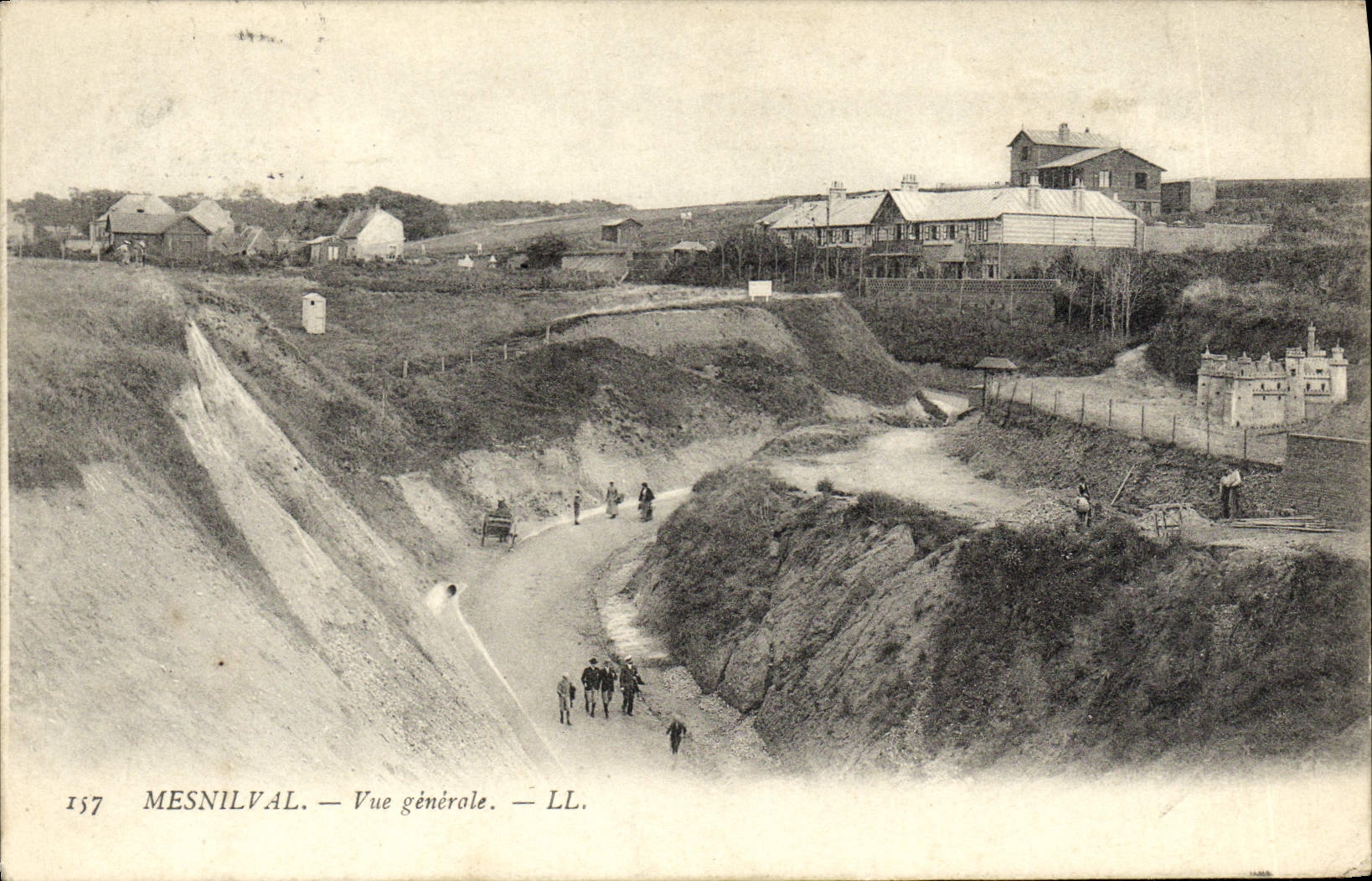 VINTAGE POSTCARD Mesnil Valley View