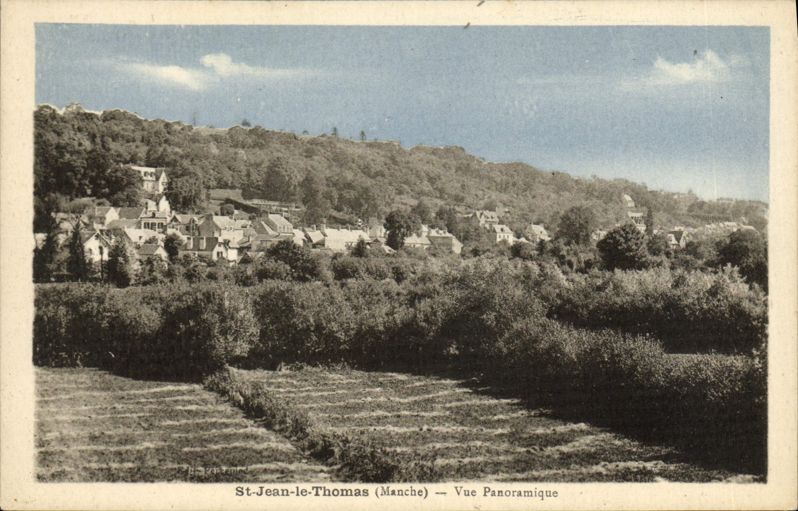 VINTAGE POSTCARD Holy Jean the Thomas Panoramic View