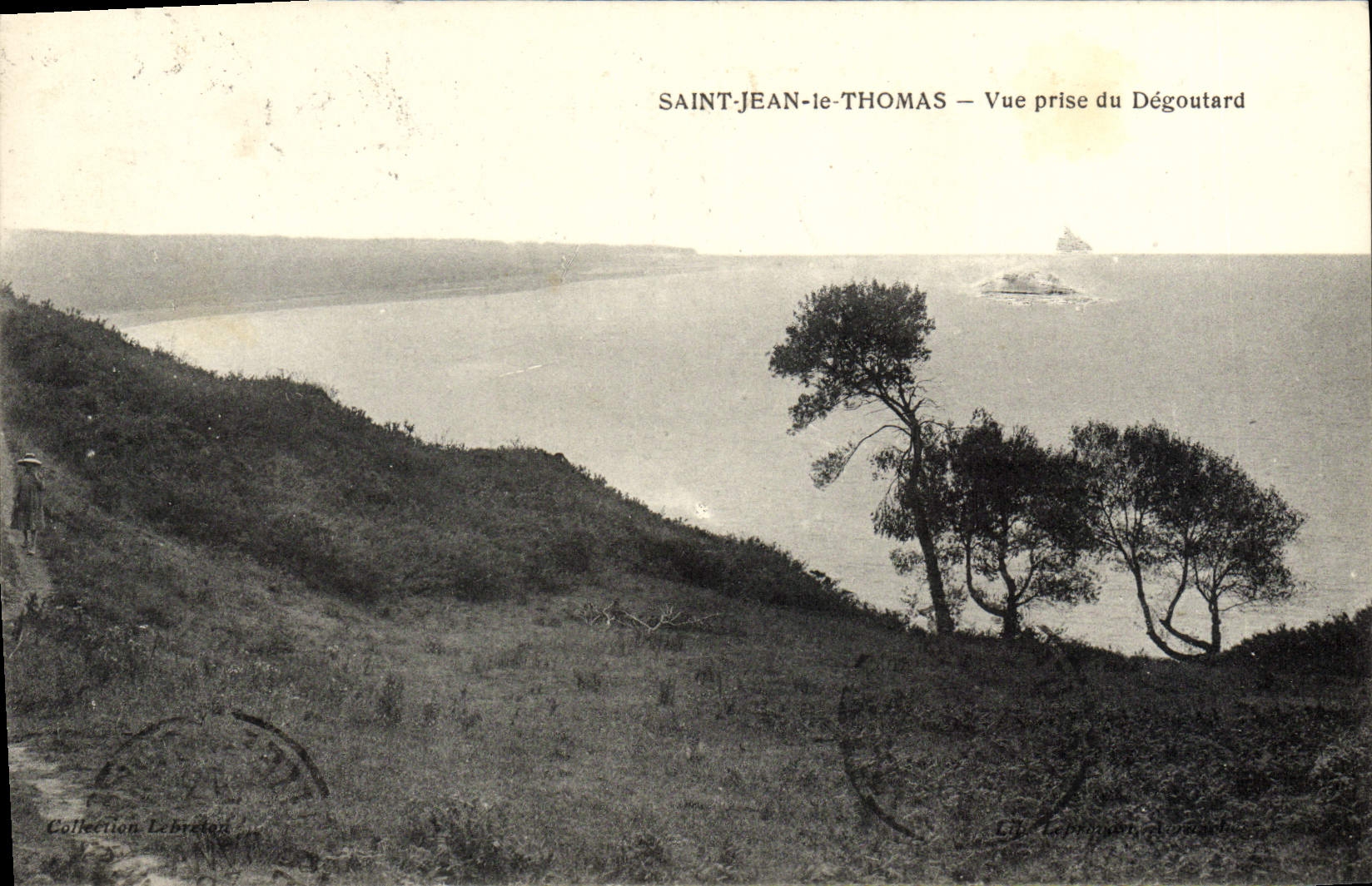 CPA Saint Jean Le Thomas Vue Prise du Degoutard
