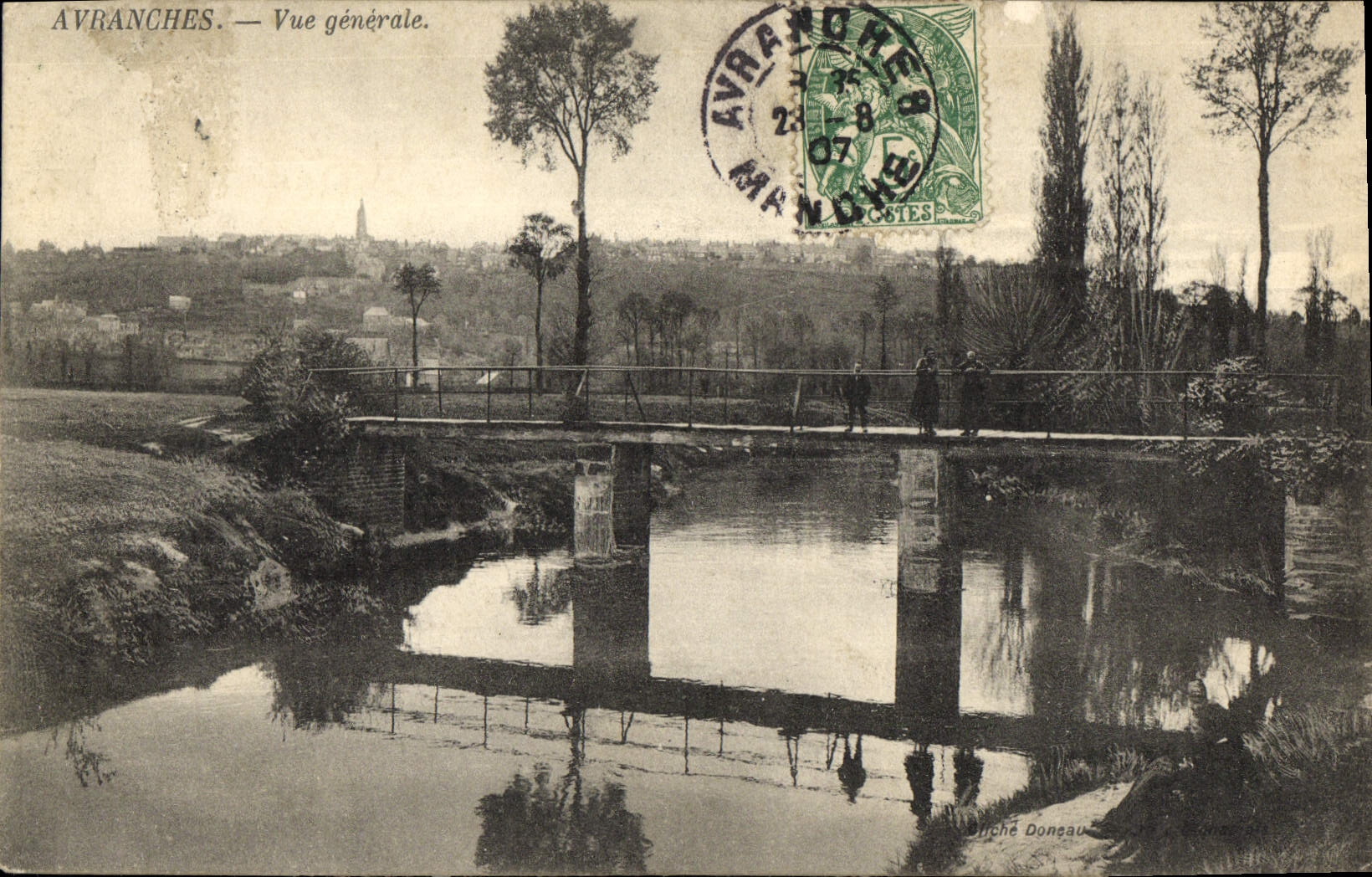 VINTAGE POSTCARD Avranches View