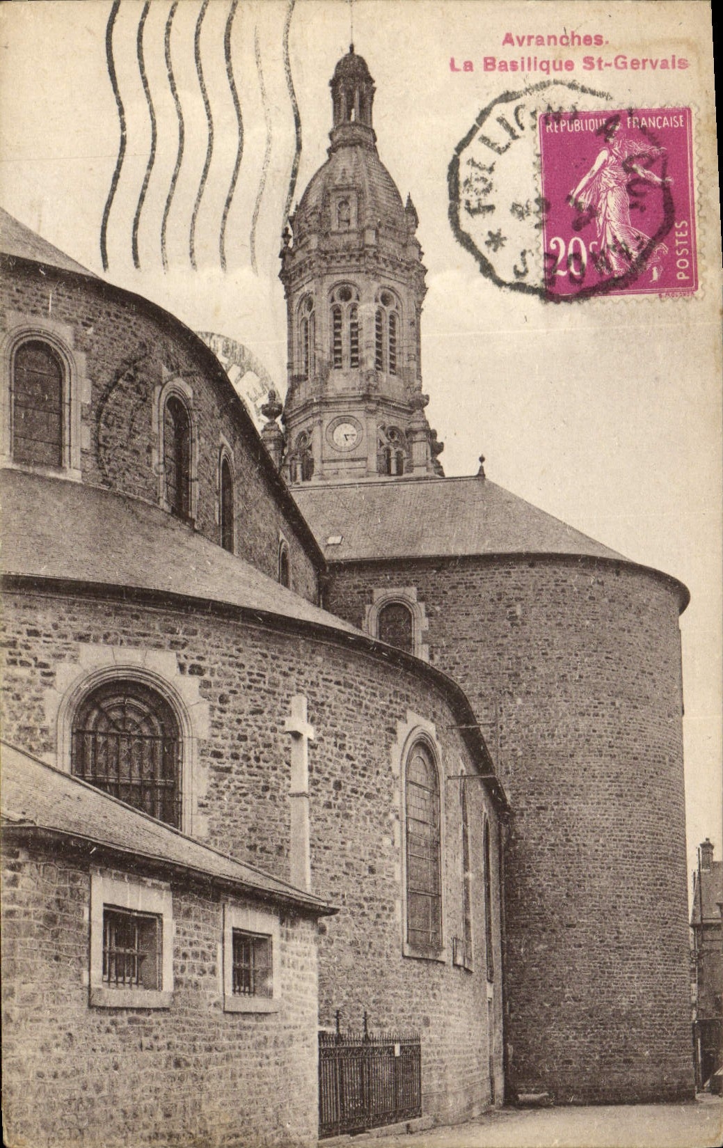 CPA Avranches La Basillque St Gervals