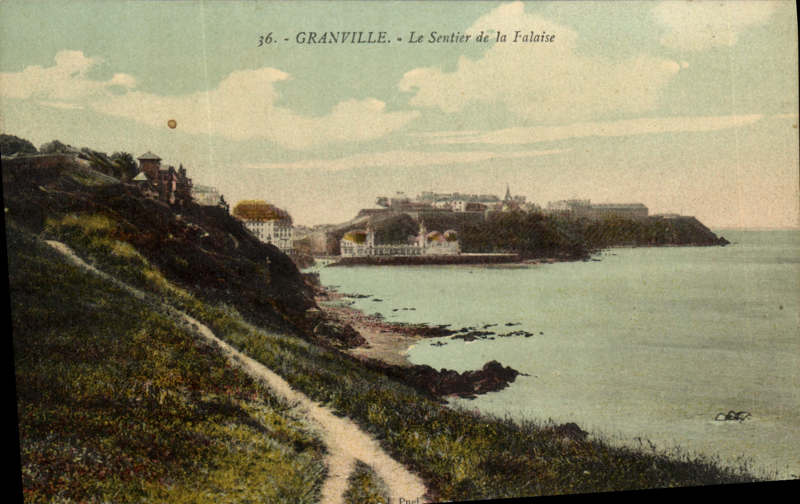 CPA Granville Le Sentier De la Falaise