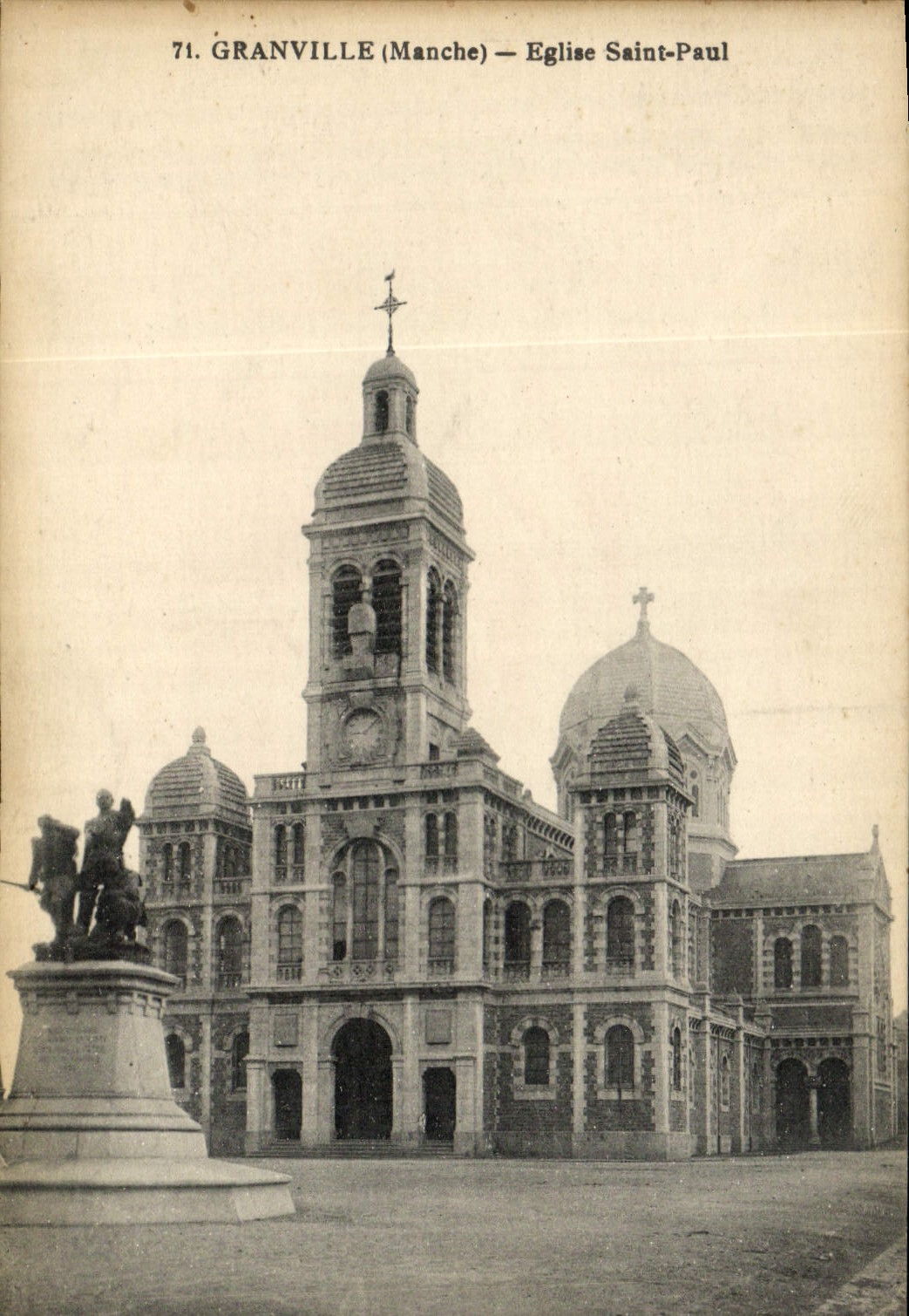 CPA Granville Eglise Saint Paul