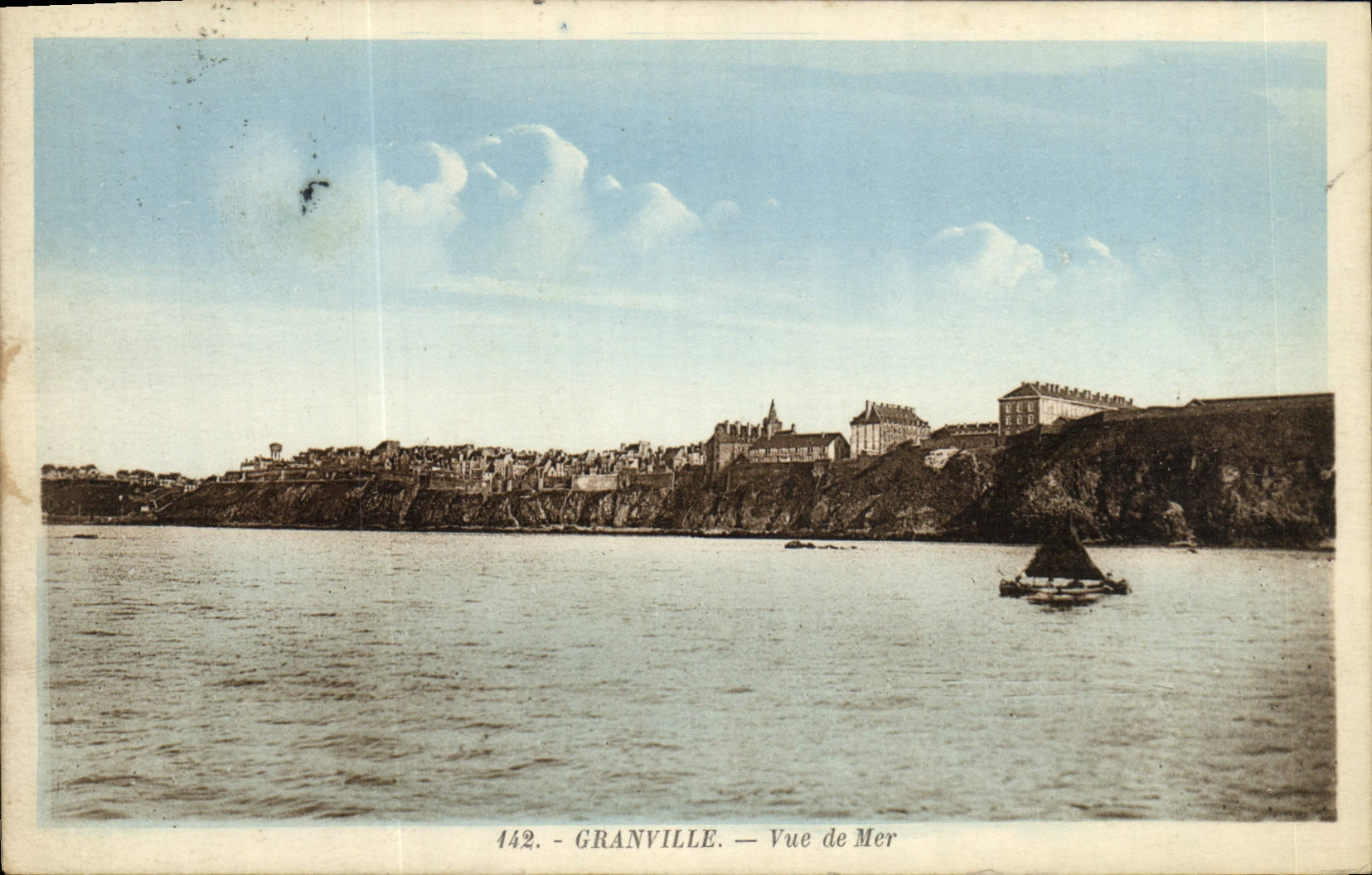 CPA Granville Vue De Mer