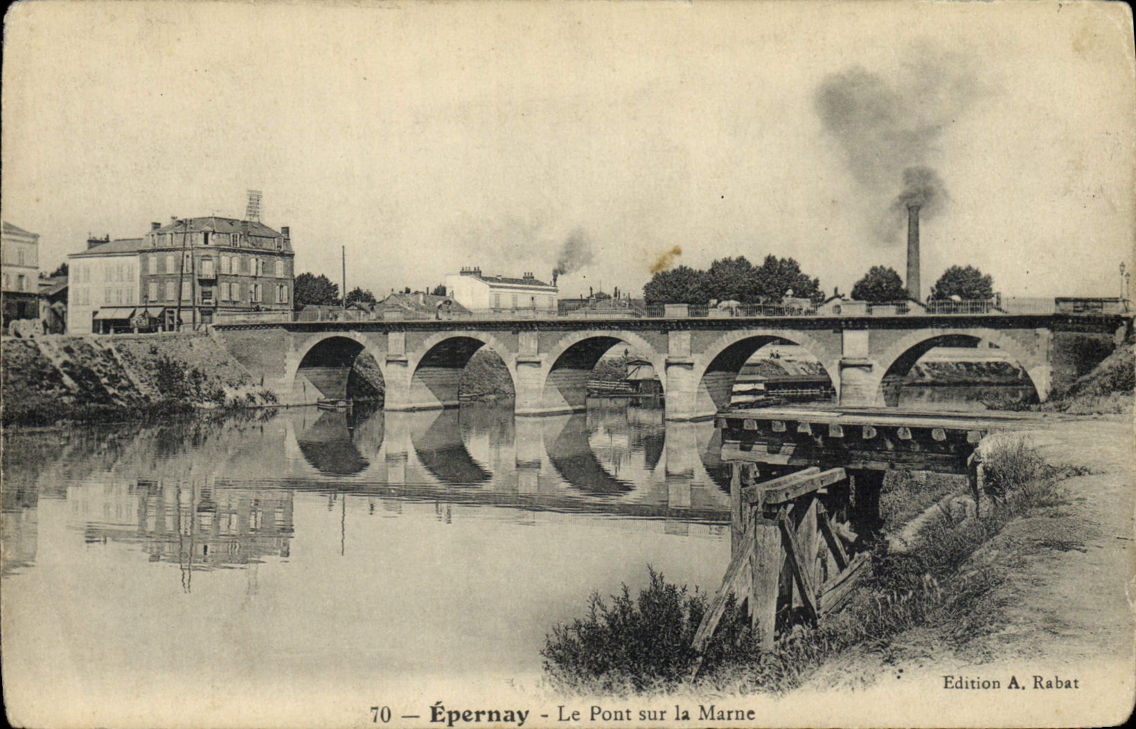 CPA Epernay Le Pont Sur la Marne