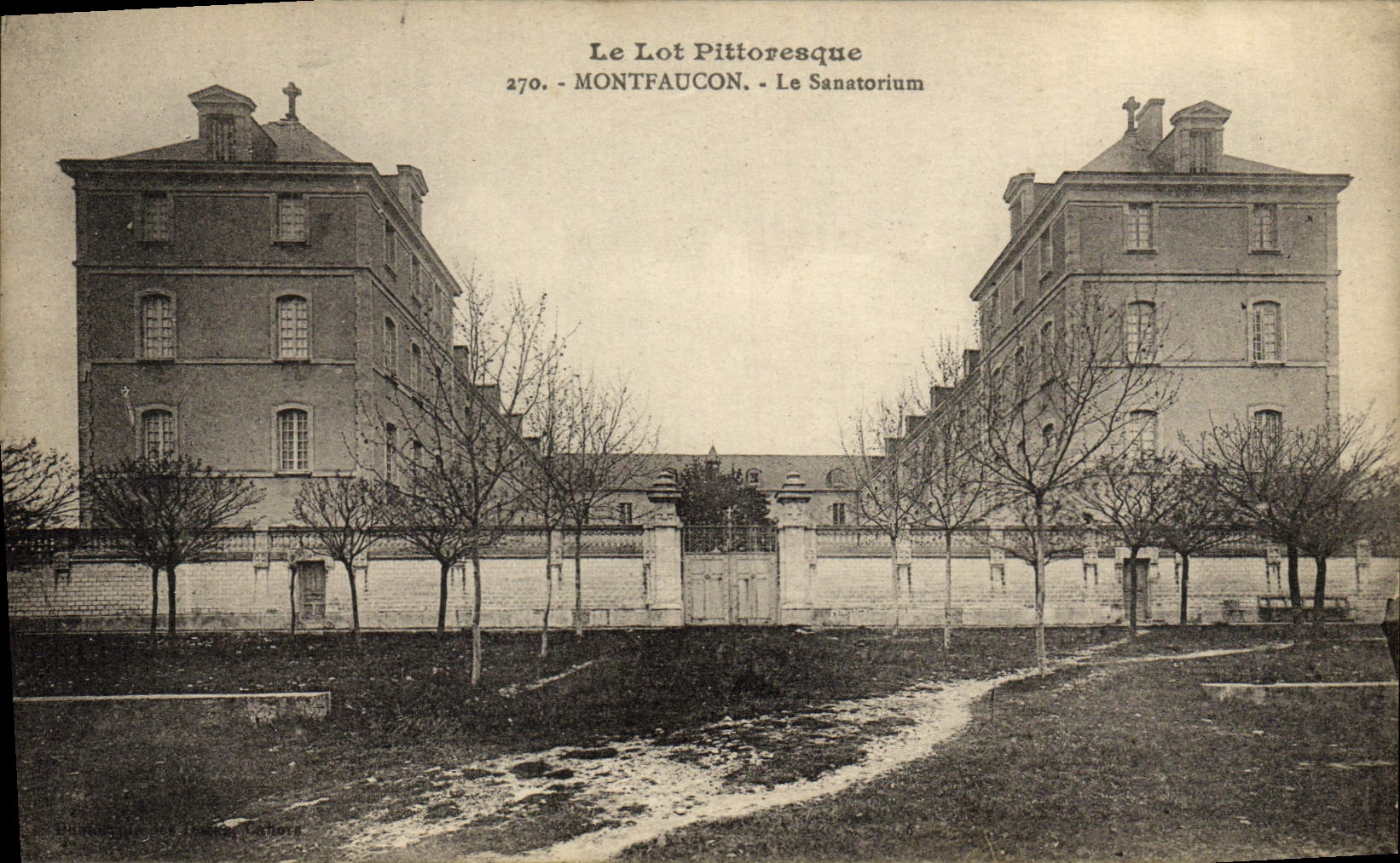 CPA Le Lot Pittoresque Montfaucon Le Sanatorium
