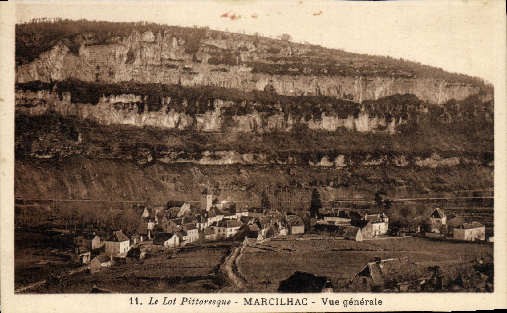 CPA Le Lot Pittoresque Marcilhac Vue Generale