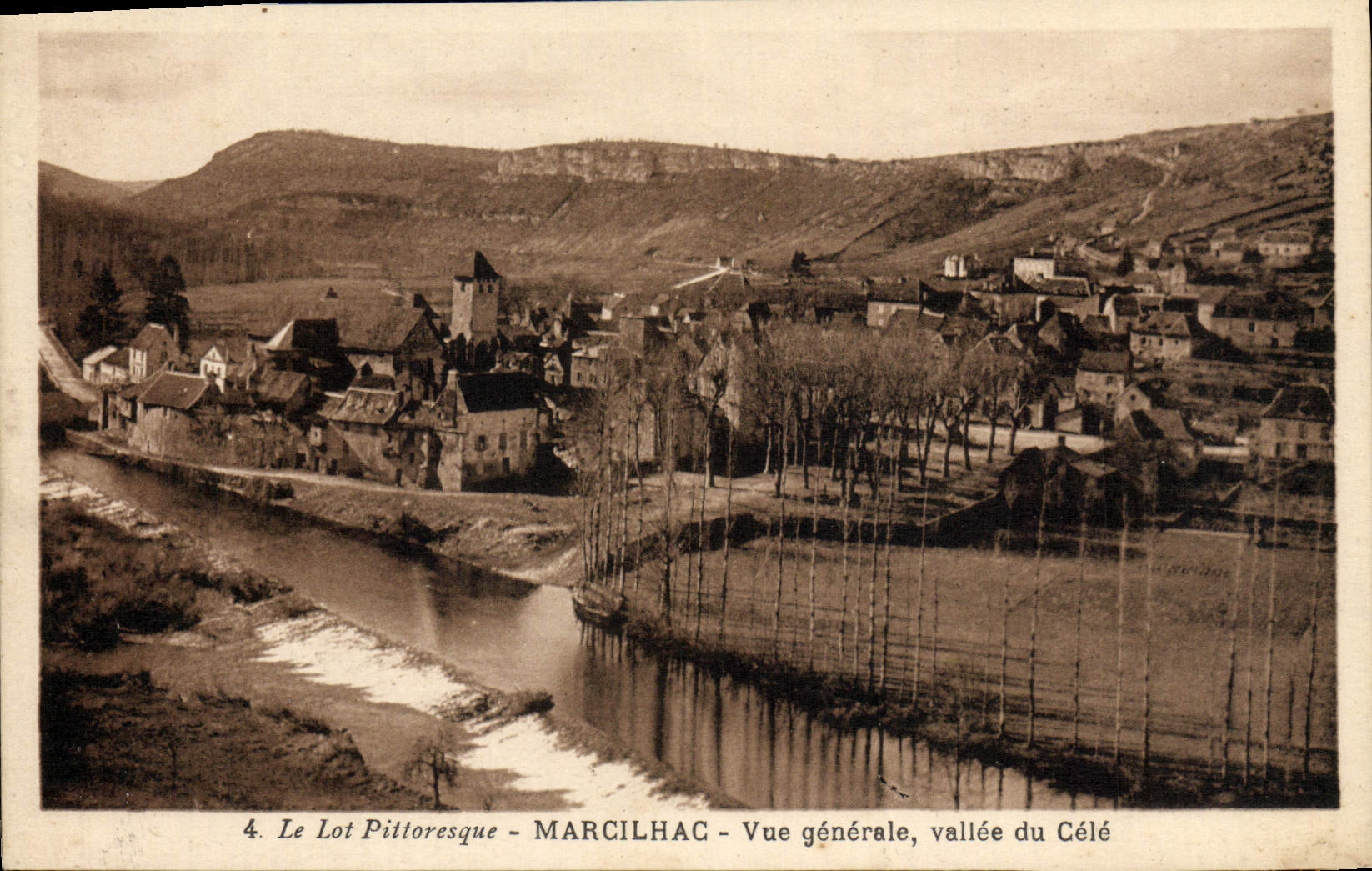 CPA Le Lot Pittoresque Marcilhac Vue Generale Vallee Du Cele