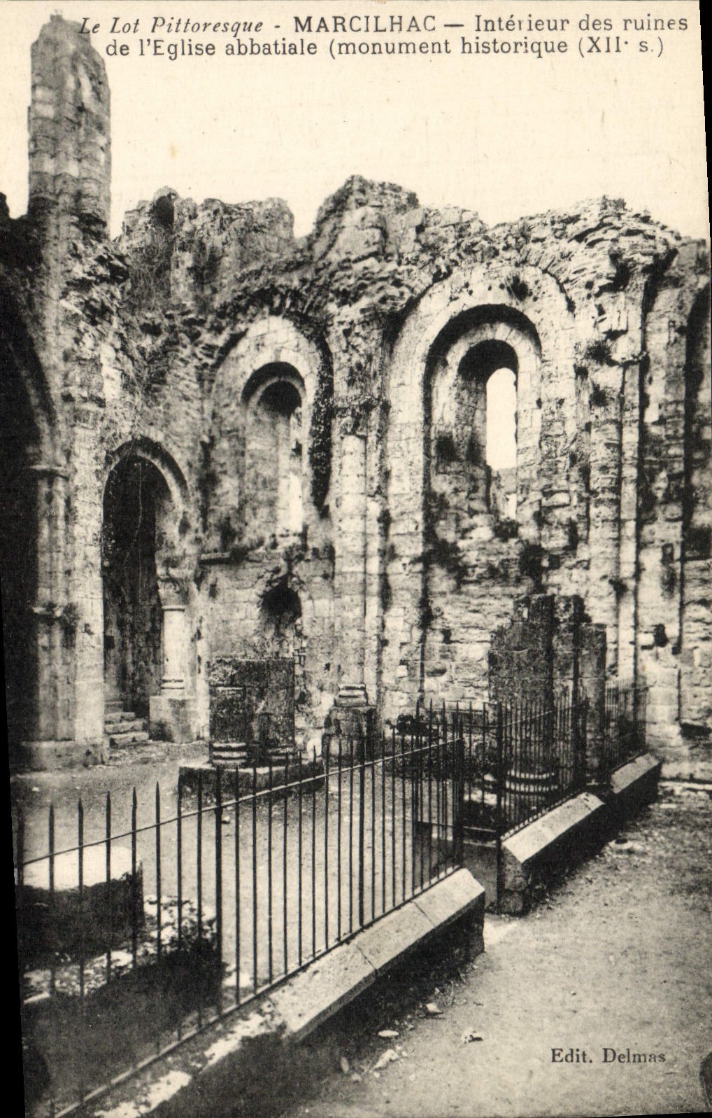 CPA Le Lot Pittoresque Marcilhac Interieur Des Ruines De l'Eglise Abbatiale