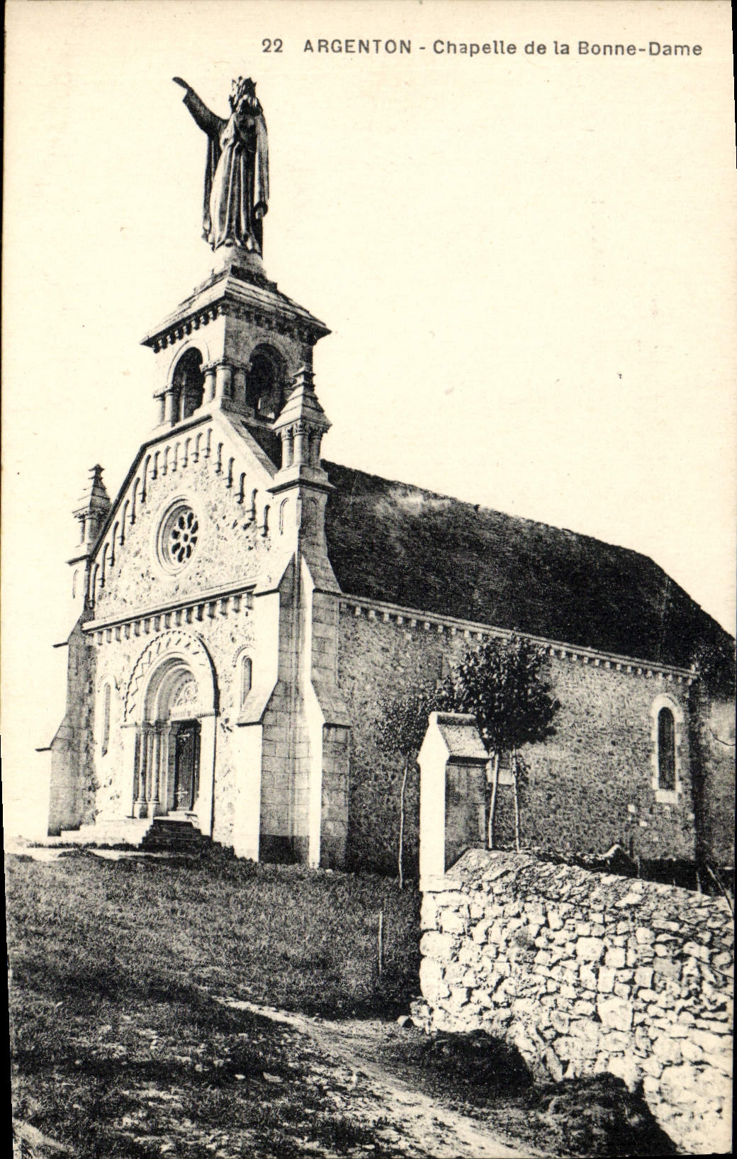 VINTAGE POSTCARD Nickle silver Vault Of the Good Lady