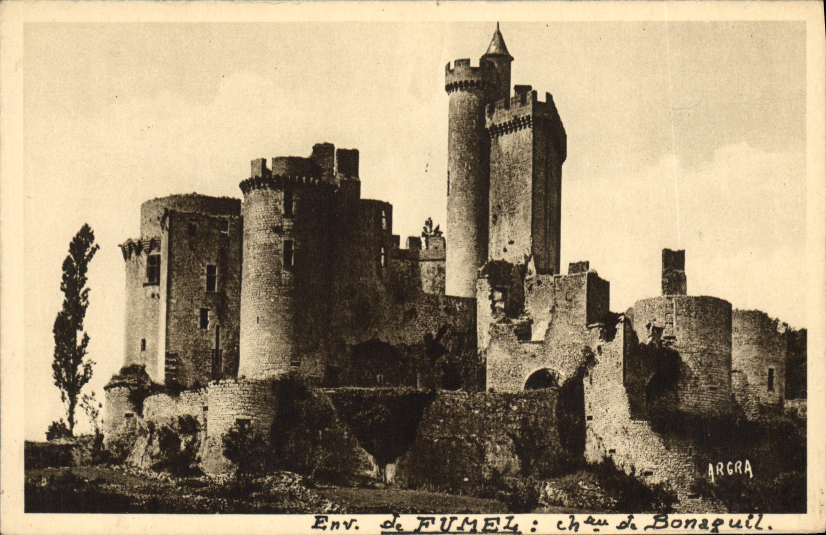 CPA Environs de Fumel Chateau De Bonaguil