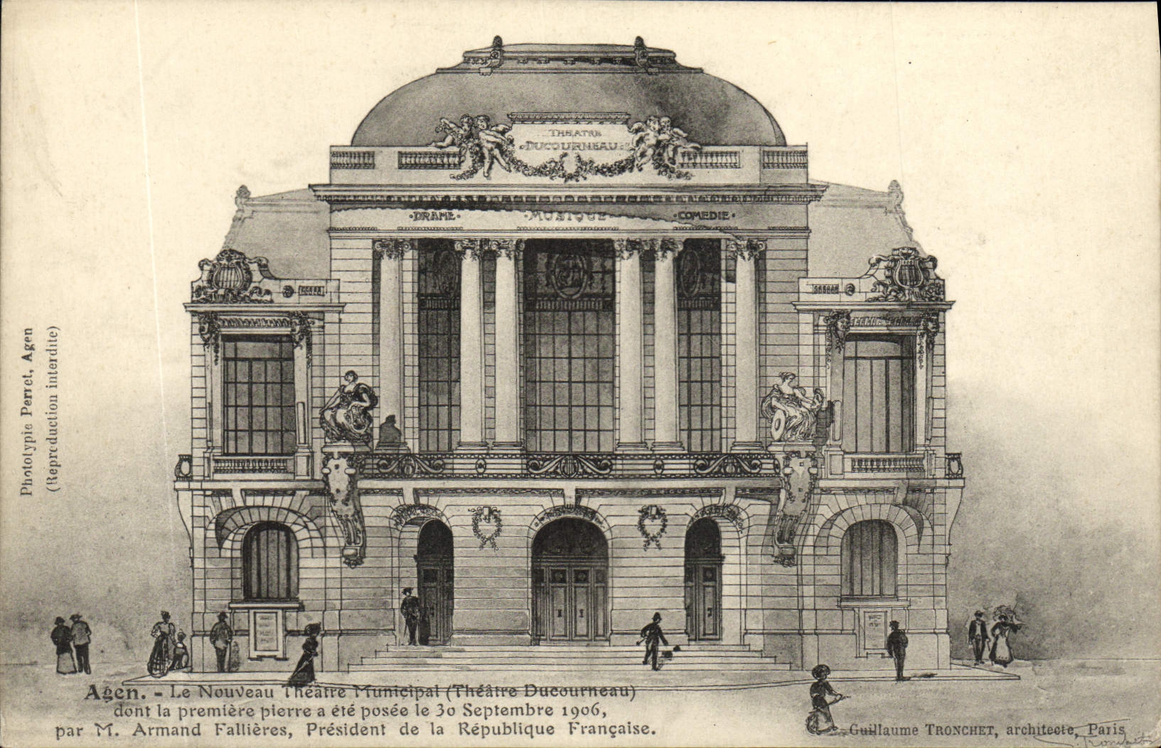 CPA Agen Le Nouveau Theatre Municipal