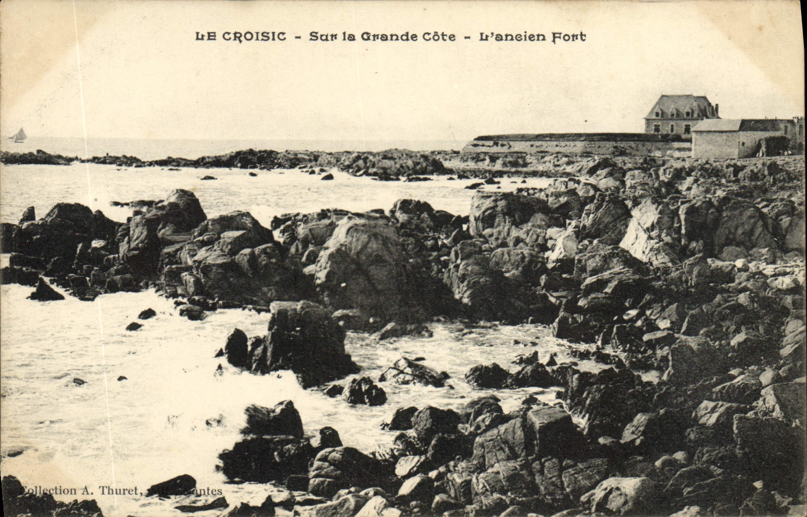 VINTAGE POSTCARD Croisic On the Great Dimension the Old one Extremely