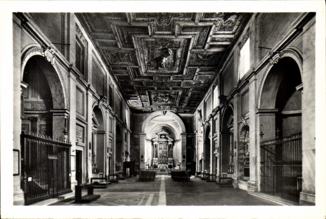 POSTAL MODERNA Sulla de la basílica de Roma Interno Della vía Appia