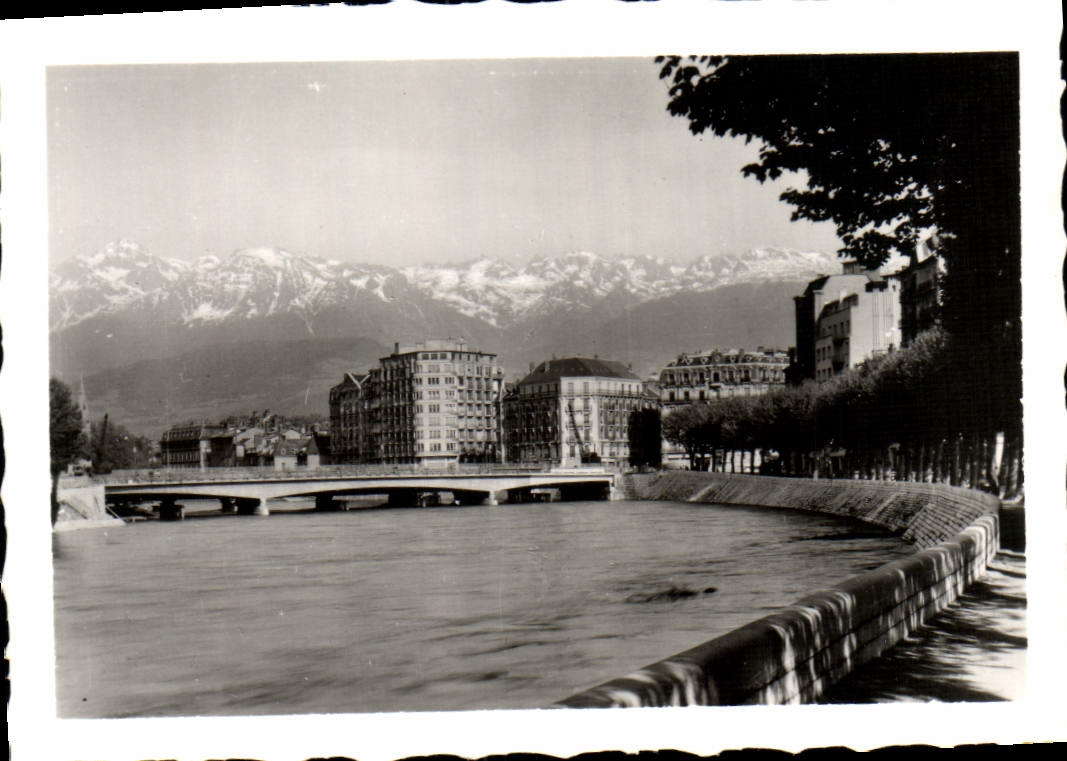 CPM Pont De La Porte De France Et Chaine De Belledonne Grenoble