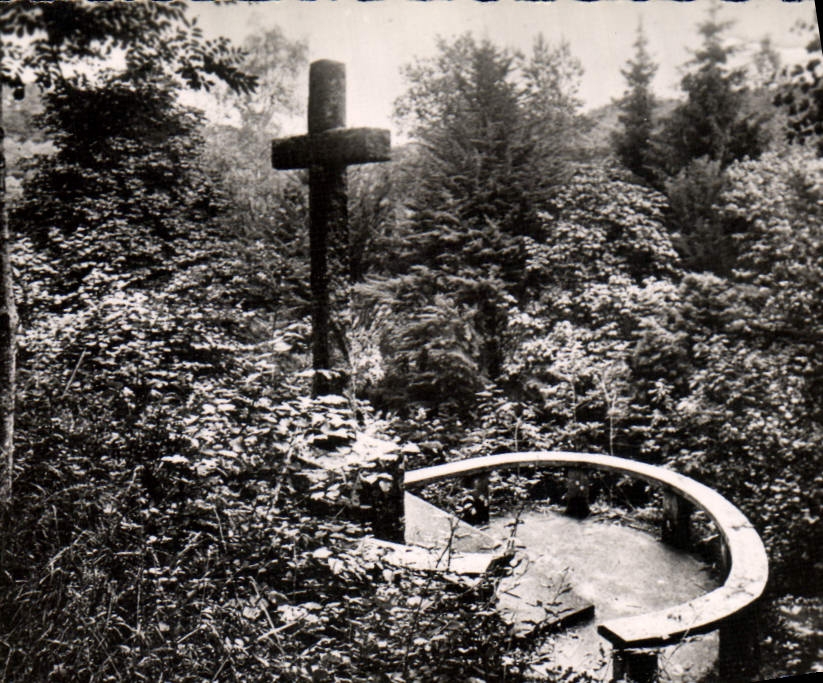 MODERN CARD Mervent Pierre Brune Martyrdom Locates Close To the Cave Of the Father De Montfort