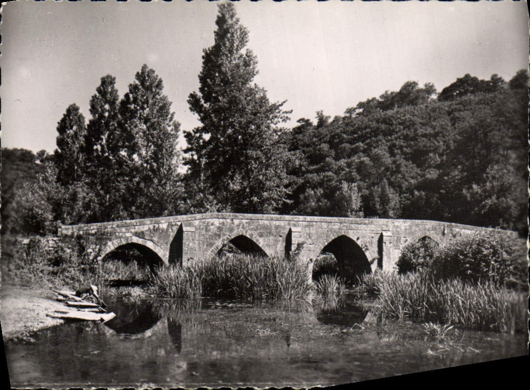 MODERN CARD Mervent the Old Bridge Of Ouillieres