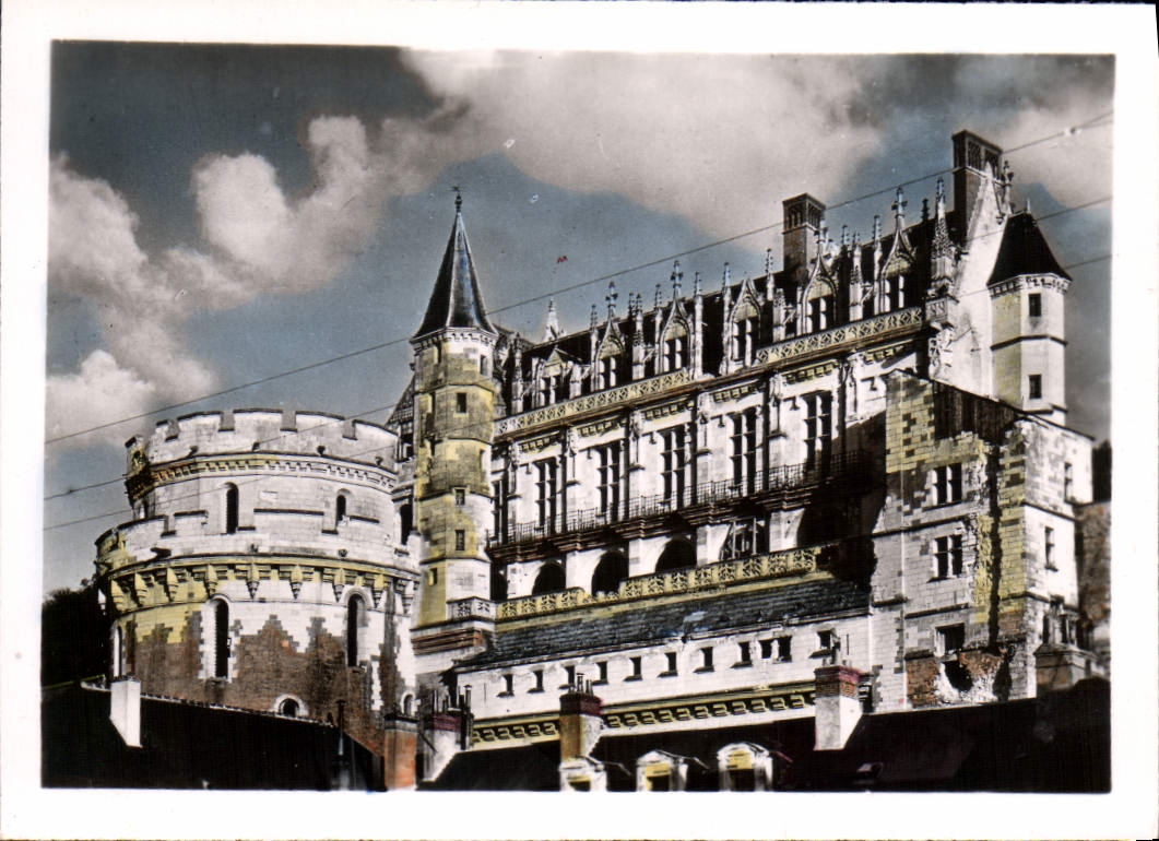 CPM Le Chateau d'Amboise La tour Des Minimes Et Le Logis Du Roi