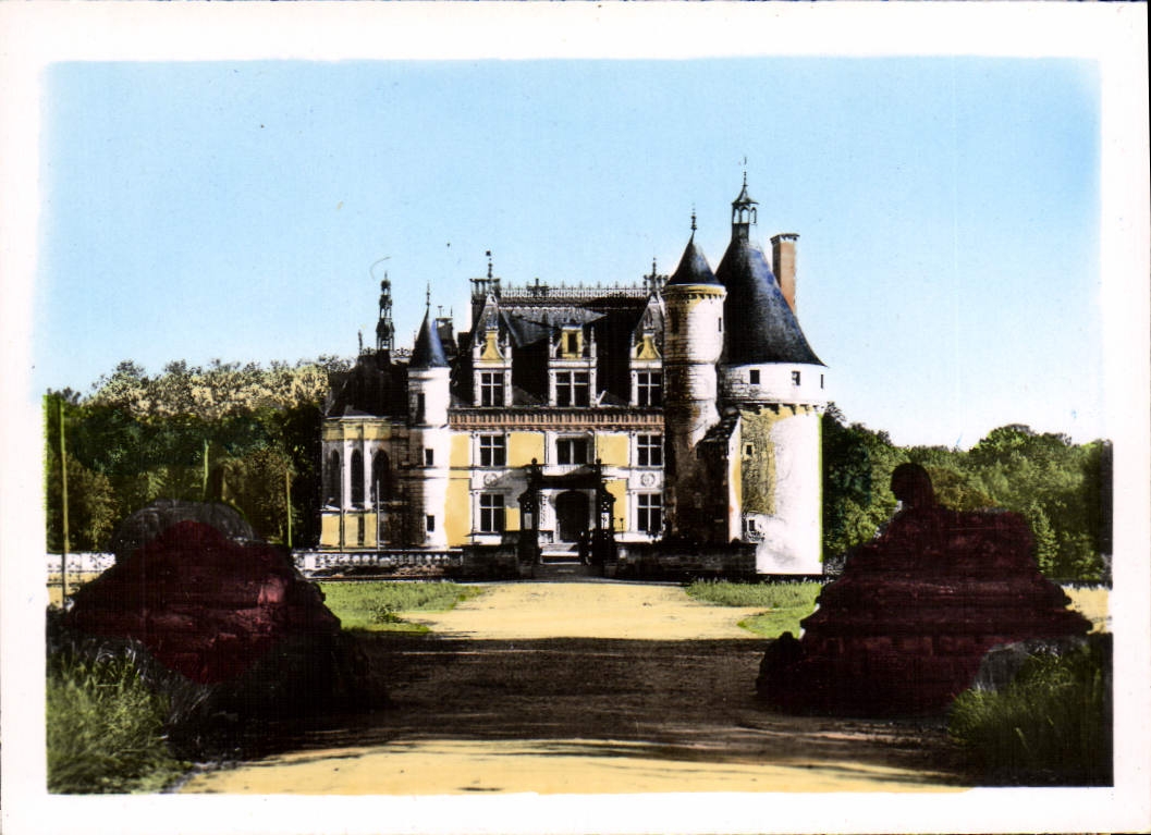 MODERN CARD the Castle De Chenonceaux