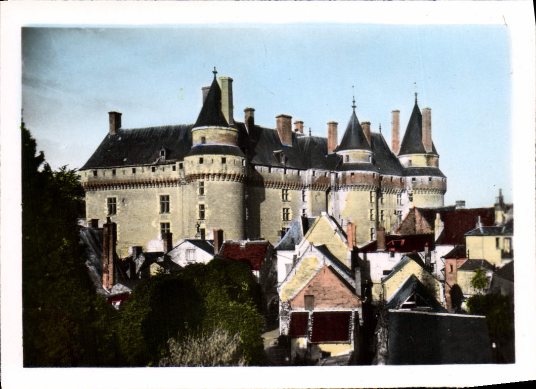 CPM Le Chateau De Langeais La Facade Sur La Ville