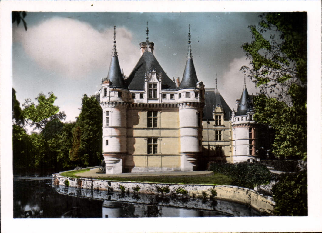 CPM Le Chateau D'Azay Le Rideau Facade Orientale