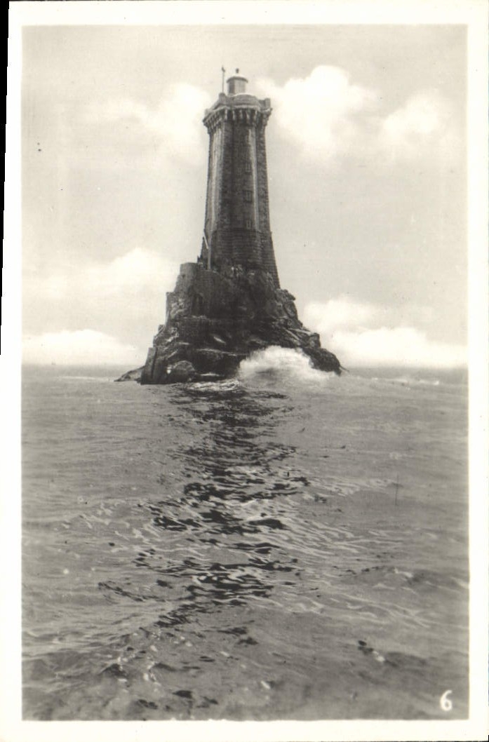 MODERN CARD the point of the Strong current Lighthouse