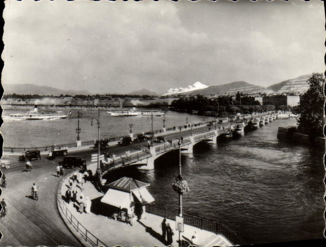 CPM Geneve Pont Du Mont Blanc