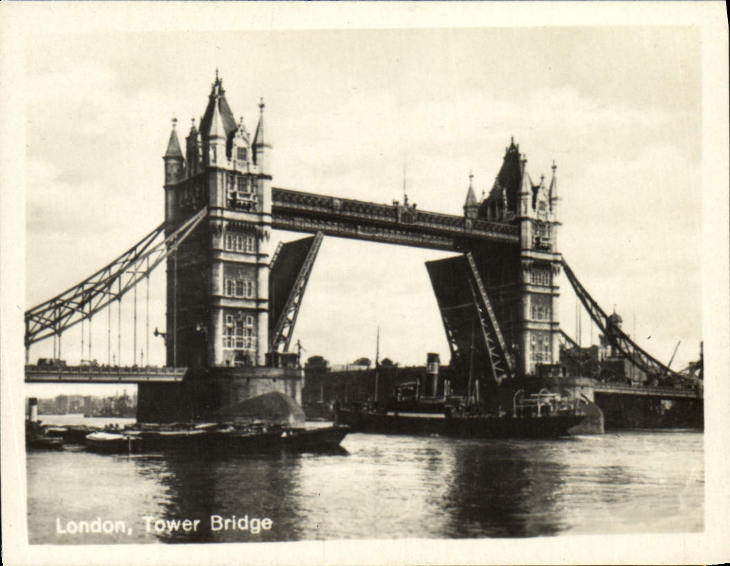 POSTAL MODERNA puente de la torre de Londres