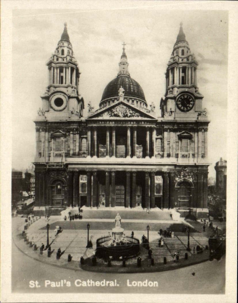 POSTAL MODERNA catedral Londres de St Paul S