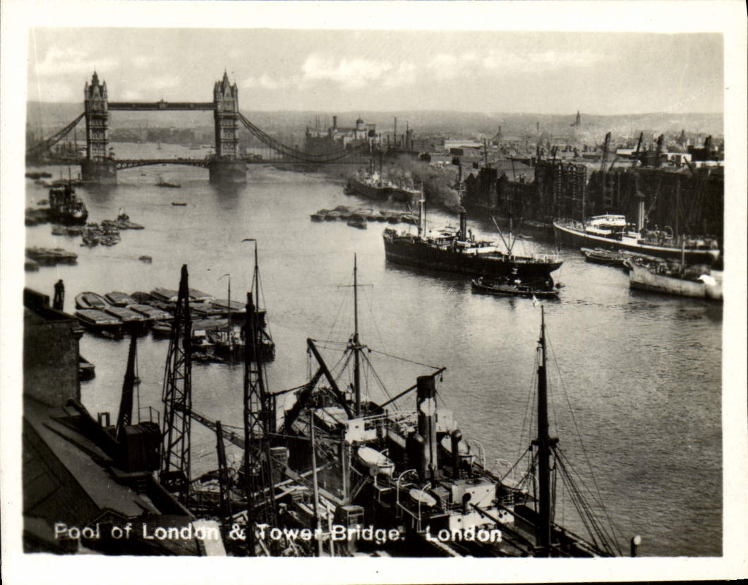 POSTAL MODERNA piscina de los barcos de Londres del puente de la torre de Londres