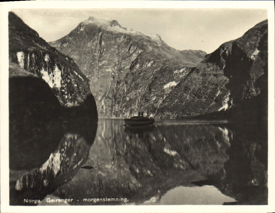 MODERN CARD Geiranger Morgenstemning