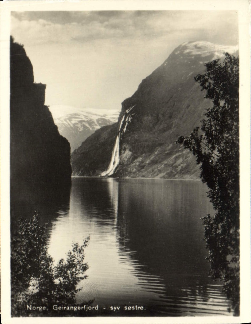 MODERN CARD Norge Geirangerjord Syv Sostre