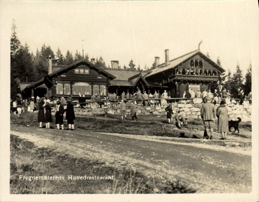 MODERN CARD Frognersaterens Hovendrestaurant Frognersgaeterens